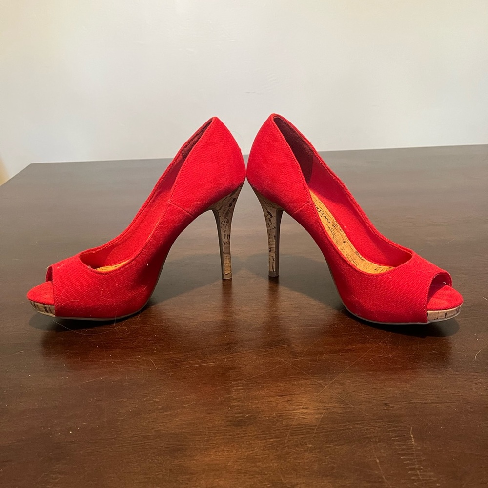 Christian Siriano Open Toe Heels Women’s Size 7